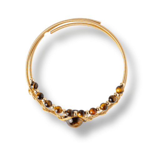 Protectie si Claritate Mentala - Bratara din Ochi de Tigru Natural [8]