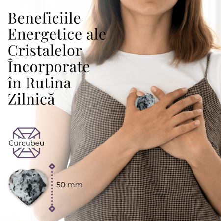 Inima Sculptata Manual de 50mm din Piatra Lunii Curcubeu Naturala [2]