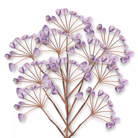 Ramurica DIY din Pietre Naturale Ametist (9 Pietricele) [4]