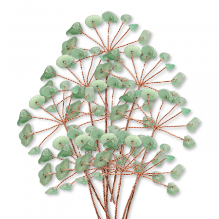 Ramurica Creativă DIY cu Pietre Naturale de Aventurin Verde (9 Pietricele) [8]