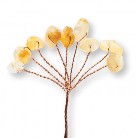 Ramurica DIY din Pietre Naturale Citrin (9 Pietricele)