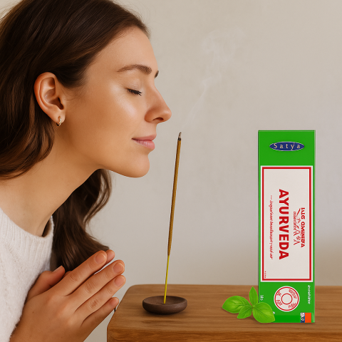 Satya Incense Sticks Ayurveda 15g – betisoare parfumate [1]