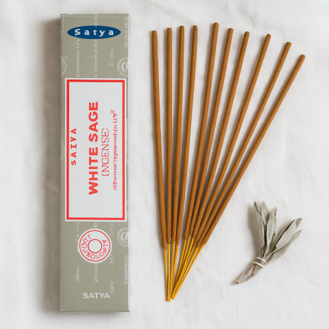 Satya Incense Sticks White Sage 15g – betisoare parfumate [2]