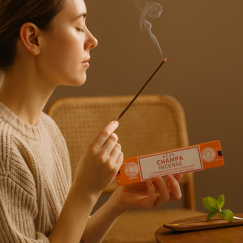 Satya Incense Sticks Champa 15g – Nag Champa betisoare [2]
