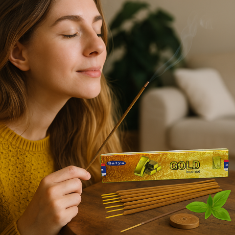 Satya Incense Sticks Gold 15g – betisoare parfumate [2]