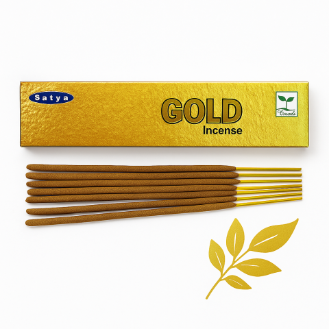 Satya Incense Sticks Gold 15g – betisoare parfumate [0]