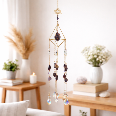 Ornament decorativ cu Ametist – un detaliu care aduce liniste si profunzime in spatiul tau [1]