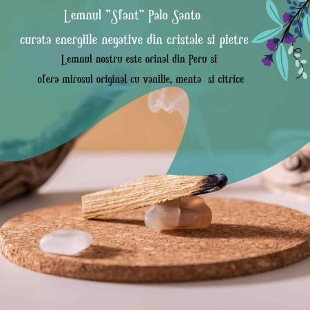 Pachet 10 Bucati Lemn "Sfant" Palo Santo Original din Peru - Pentru Curatarea Cristalelor [4]