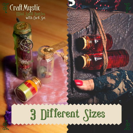 Set 60 Mini sticlute decorative pentru nunti, botezuri, potiuni, proiecte craft DIY, cadouri [5]