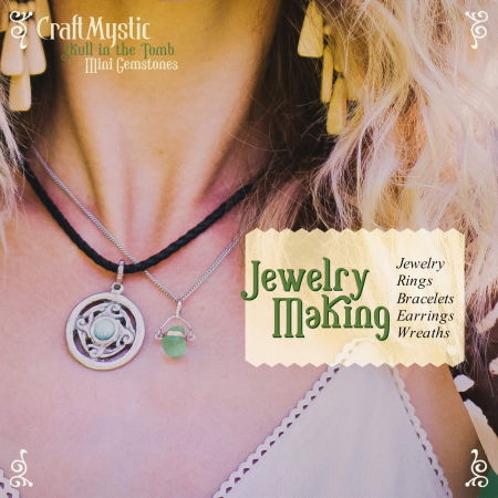 Set 14 Mini Cristale Naturale in sticlute cu forma de craniu – Un cadou perfect pentru incepatori in magie si vindecare spirituala -  Cristale si pietre chakra Wiccan [7]