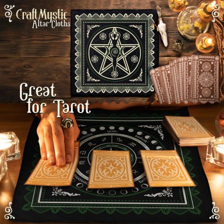 Set 2 Panze cu design unic pentru altar magic - Decor perete [1]
