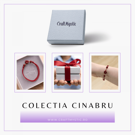 Bratara pe Snur cu Piatra de Cinabru Natural [8]