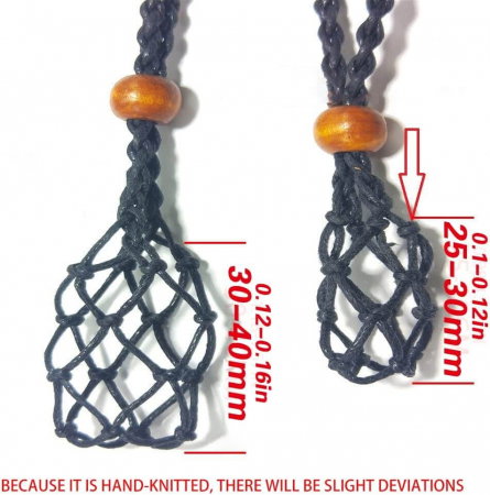 Set doua sfori reglabile, una neagra si una maro, ideale pentru realizarea colierelor cu pietre naturale sau bijuterii de artizanat [1]