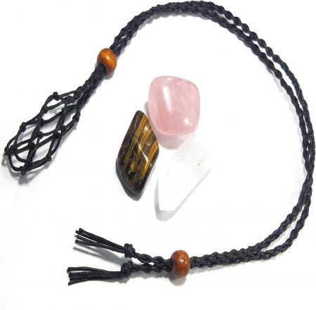 Set doua sfori reglabile, una neagra si una maro, ideale pentru realizarea colierelor cu pietre naturale sau bijuterii de artizanat [3]