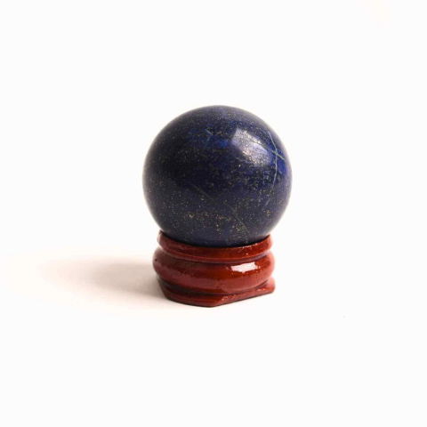 Cristale și Pietre Semiprețioase - Sfera Lapis Lazuli Natural, 30-35mm – Claritate Mentala si Echilibru