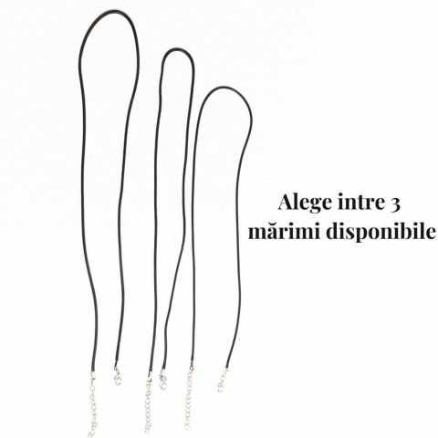 Snur ajustabil din imitatie piele cerata neagra 1.5mm, 55+5cm – Versatil si durabil [2]