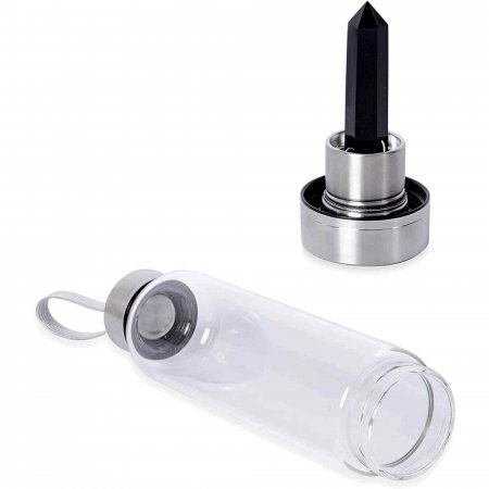 Sticla de apa cu varf de cristal Ametist – 550 ml [2]