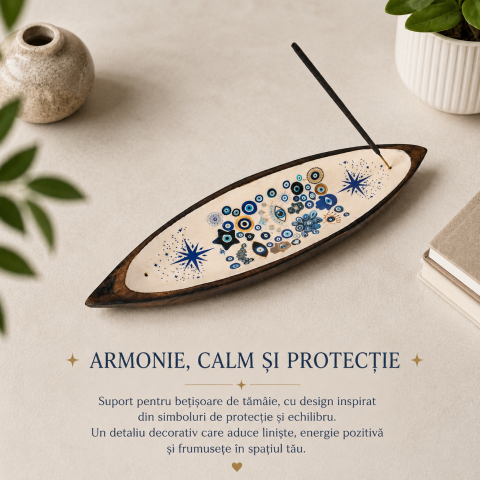 Suport Betisoare Parfumate Arborele Protectiei din Lemn de Mango – Armonie si Echilibru [3]
