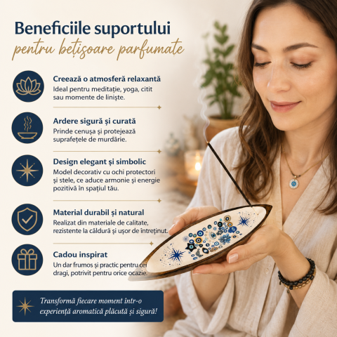 Suport Betisoare Parfumate Arborele Protectiei din Lemn de Mango – Armonie si Echilibru [1]