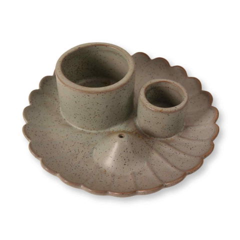 Suport ceramic 3 in 1 pentru salvie, Palo Santo si betisoare parfumate – model rotund [9]