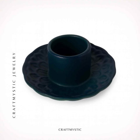 Suport Ceramica pentru Ritualuri de Purificare si Aromaterapie – Model Stabil si Termorezistent [7]