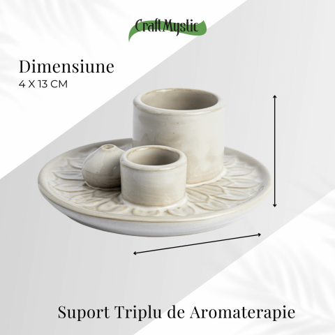 Suport Triplu de Aromaterapie – Ritual Complet pentru Armonie [3]