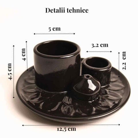 Suport ceramica pentru salvie, palo santo si betisoare – Eleganta si purificare [4]