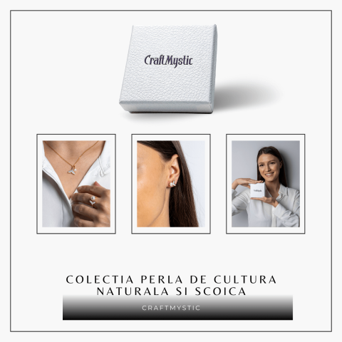 Bijuterii in armonie – Set cu Inel, colier si cercei cu vibe cald si marin [5]