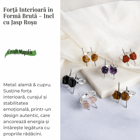 Forta interioara in forma bruta – Inel cu jasp rosu [2]