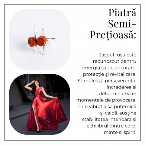 Forta interioara in forma bruta – Inel cu jasp rosu [5]