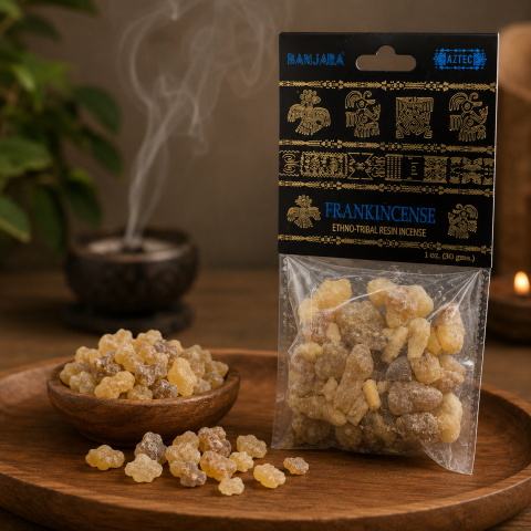Tamaie Naturala Frankincense Banjara Aztec pentru Purificare si Echilibru Spiritual [1]