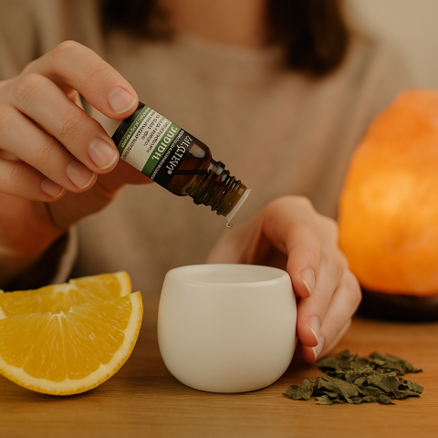 Ulei esential organic Patchouli 10 ml (Pogostemon cablin) – aroma orientala, pentru difuzor, parfumare & masaj (diluat) [2]