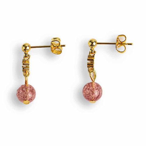 Vibratie de Iubire si Gratie – Cercei cu Cristal Capsuna [8]