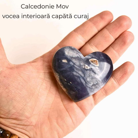 Inima din Calcedonie Mov – Liniste pentru minte, curaj pentru suflet [4]