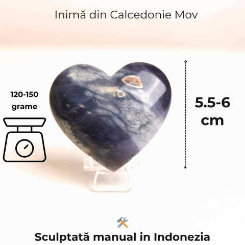 Inima din Calcedonie Mov – Liniste pentru minte, curaj pentru suflet [1]