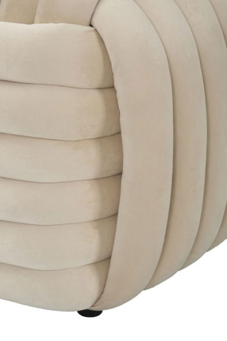 Bancheta catifea crem | Mobilier nautical CreativDeco [7]