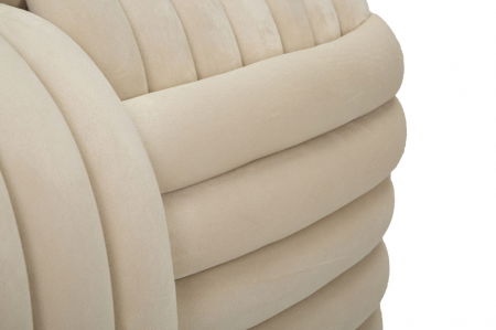 Bancheta catifea crem | Mobilier nautical CreativDeco [7]