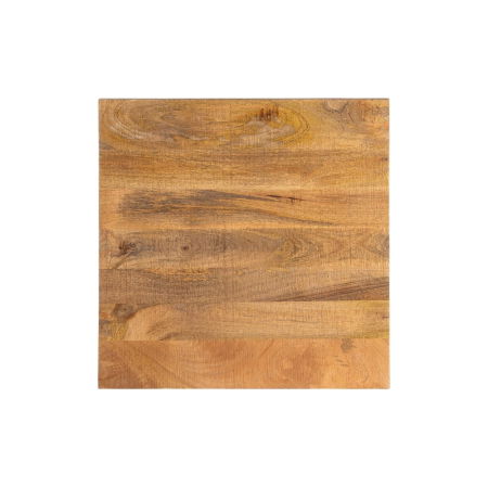 Mese - Blat de masă pătrat din lemn de mango natural 60x60