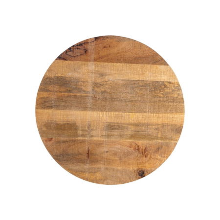 Mese - Blat de masă rotund din lemn de mango natural