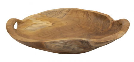 Platouri - Bol decorativ lemn tec