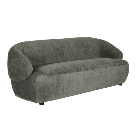 Fotolii in Stil Scandinav - Canapea cu 3 locuri olive petrol Boomerang | creativdeco