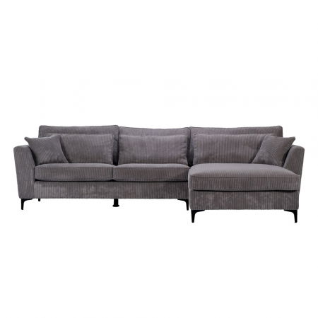 Fotolii in Stil Scandinav - Canapea de colt dreapta gri Forever 316x185x92