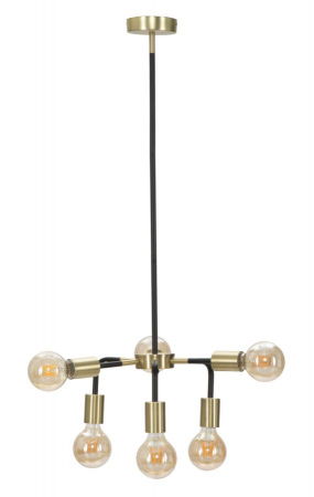 Lustre, Lampi suspendate - Candelabru modern auriu - CreativDeco