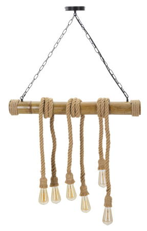 Lustre, Lampi suspendate - Lustra rustica boho-chic - CreativDeco
