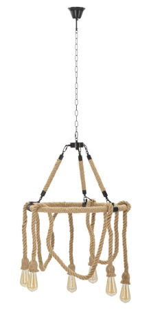 Lustre, Lampi suspendate - Candelabru rustic boho chic CreativDeco