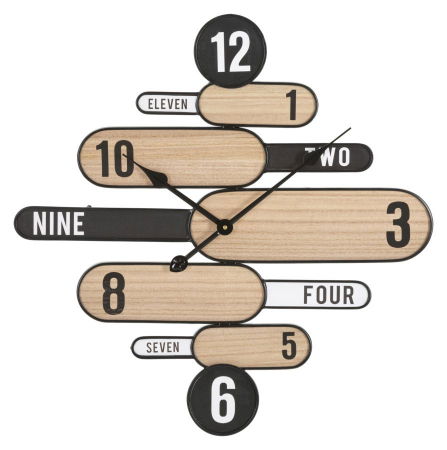 Iluminat in Stil Boho - Ceas de perete inedit boho-chic - Stil original - CreativDeco