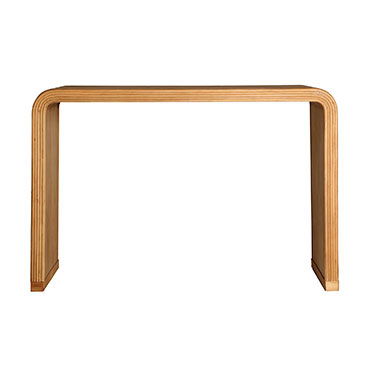 Japandi - Consola nordica maro|Mobilier hol minimalist