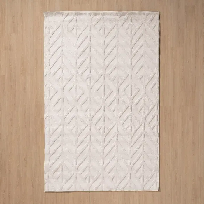 Fotolii in Stil Scandinav - Covor crem mare elegant | Covoare pentru casa