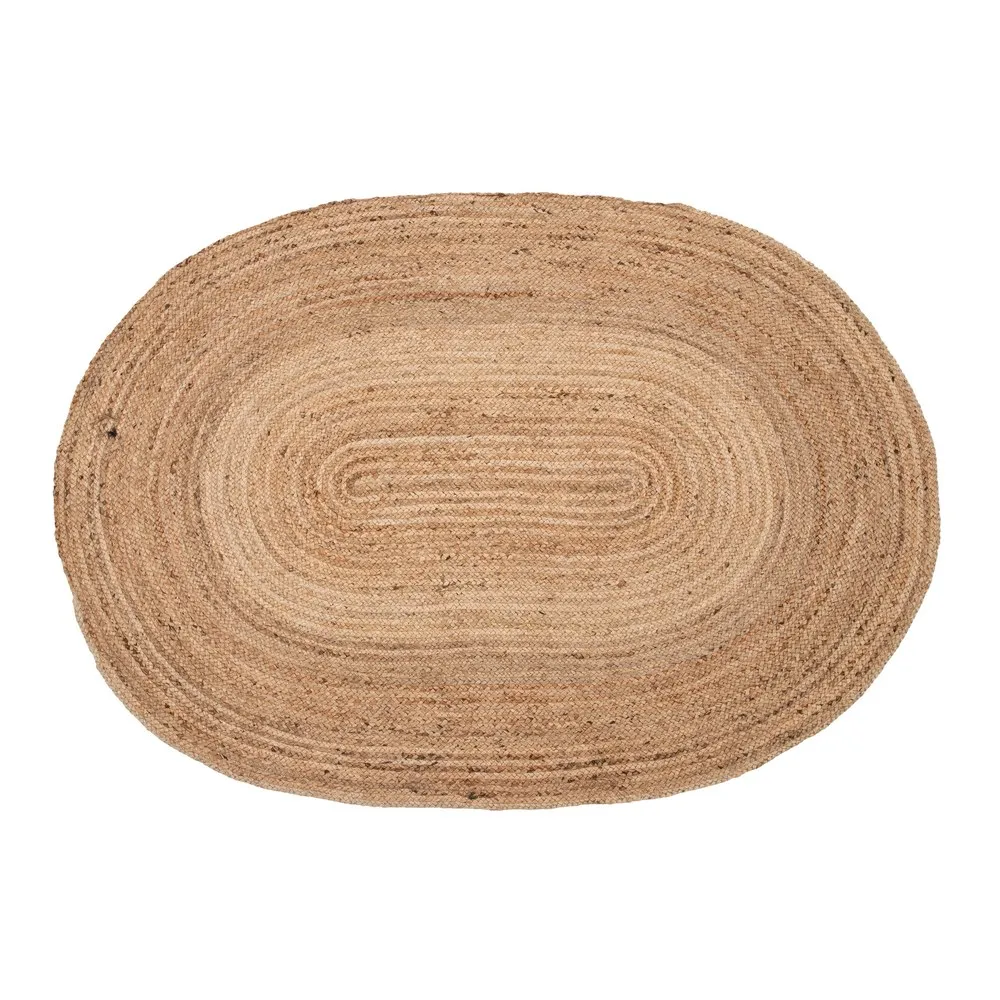 Iluminat in Stil Boho - Covor oval iuta natural | Covoare decorative living