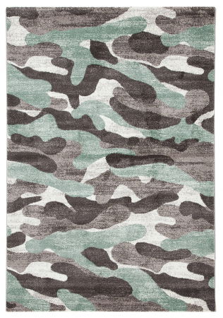 Textile - Covor modern camuflaj gri|Covoare contemporane premium